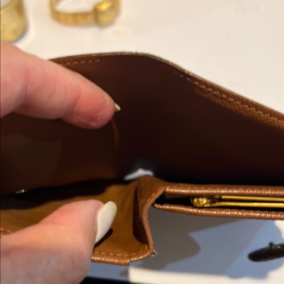 Louis Vuitton Brown and Gold Monogram Clasp Wallet - Picture 9 of 9